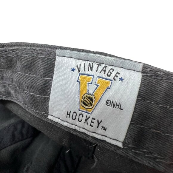 Pittsburgh Penguins American Needle Vintage Hockey NHL Strapback Dad Hat Cap - Picture 8 of 11